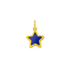 Gold Star Charm e Lapislazzuli in yellow gold | Facco Gioielli