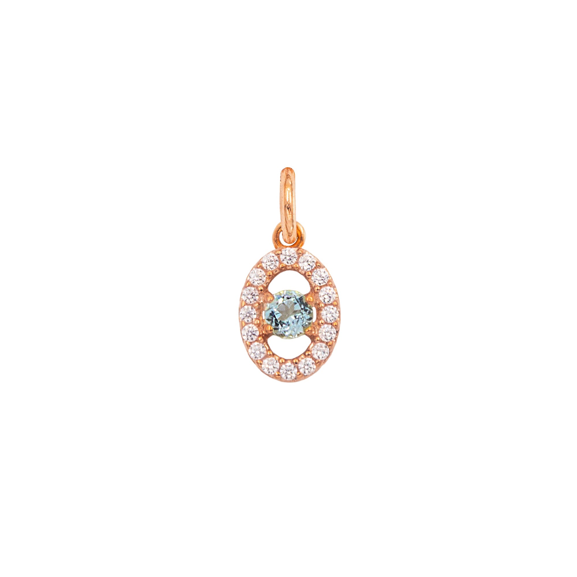 Charm Luce in Oro e Zirconi