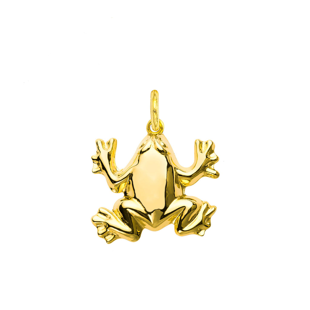 Gold Frog Charm in yellow gold | Facco Gioielli