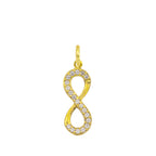 Charm Infinito in Oro e Zirconi in oro giallo | Facco Gioielli