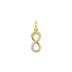 Charm Infinito in Oro e Zirconi in Oro giallo | Facco Gioielli