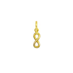 Gold Infinity Charm in yellow gold | Facco Gioielli