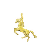 Gold Horse Charm in yellow gold | Facco Gioielli
