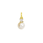 Charm Perla in Oro e Zirconi in oro giallo | Facco Gioielli