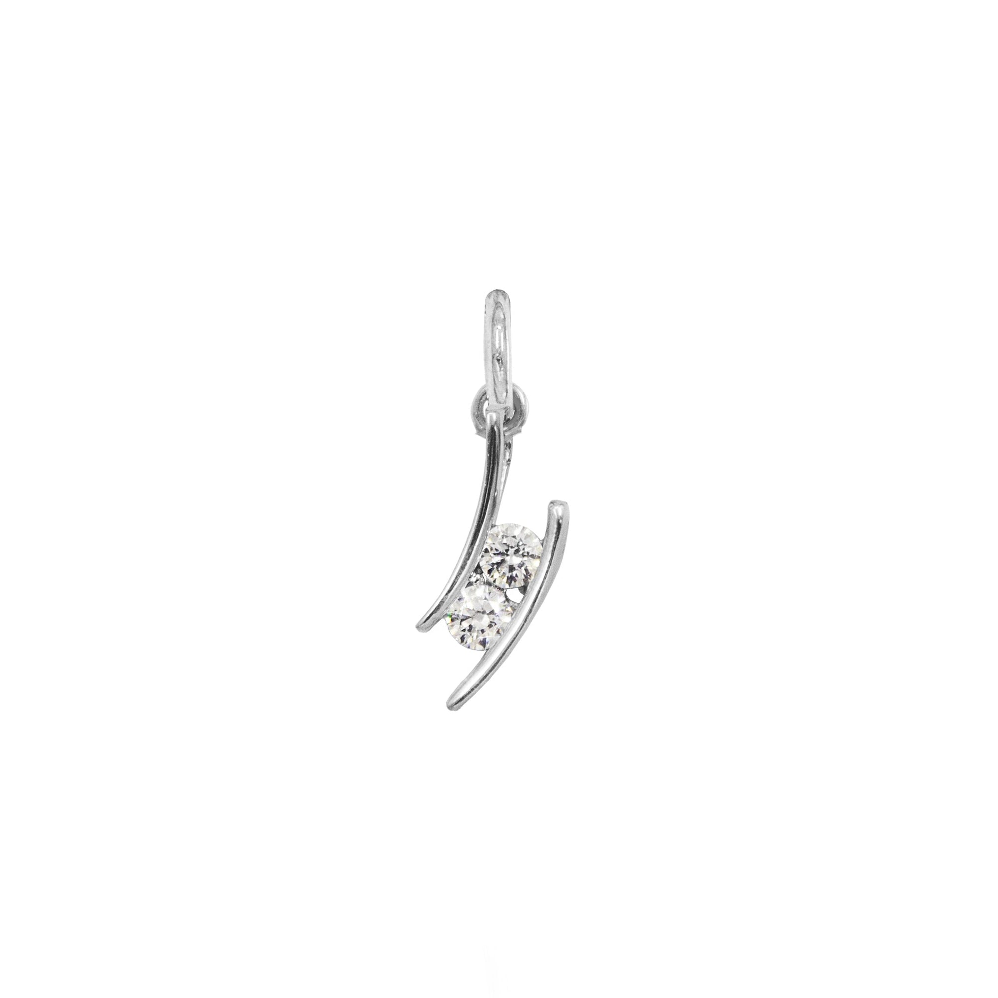 Charm Luce in Oro e Zirconi