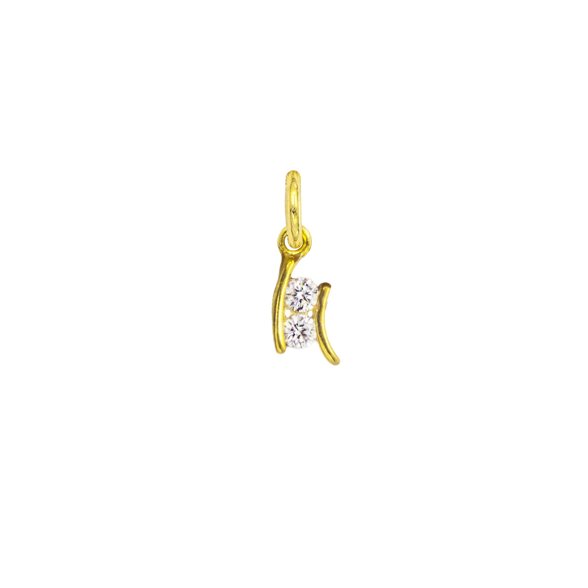 Charm Luce in Oro e Zirconi