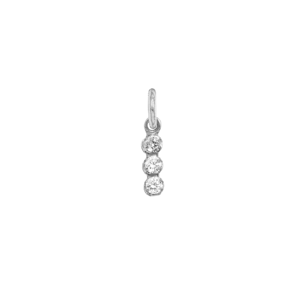 Charm Luce in Oro e Zirconi in oro bianco | Facco Gioielli