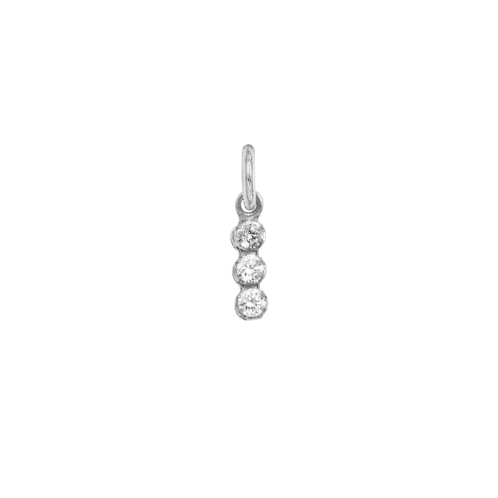 Charm Luce in Oro e Zirconi in oro bianco | Facco Gioielli