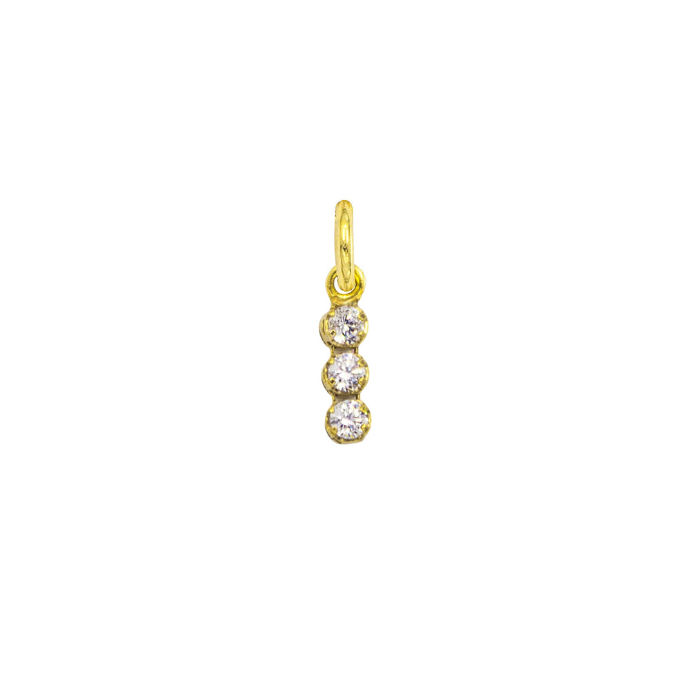 Charm Luce in Oro e Zirconi in oro giallo | Facco Gioielli