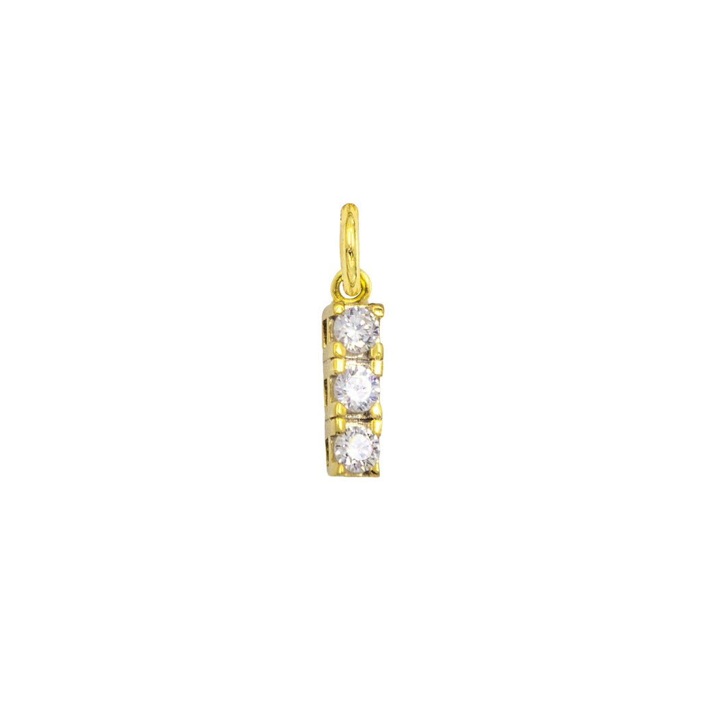 Charm Luz de Oro con Circonitas en oro amarillo | Facco Gioielli