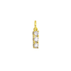 Charm Luz de Oro con Circonitas en oro amarillo | Facco Gioielli