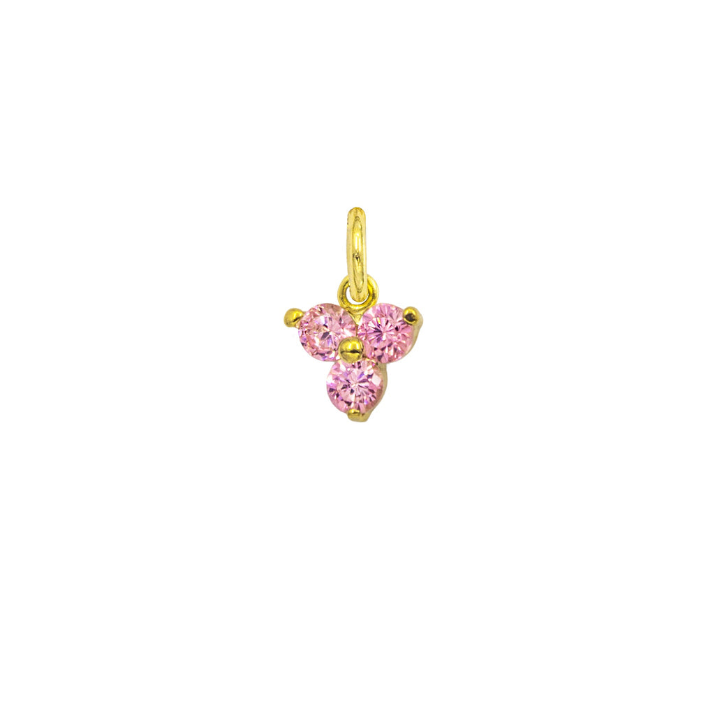 Charm Luz de Oro con Circonitas en oro amarillo | Facco Gioielli