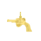 Gold Pistol Charm in yellow gold | Facco Gioielli