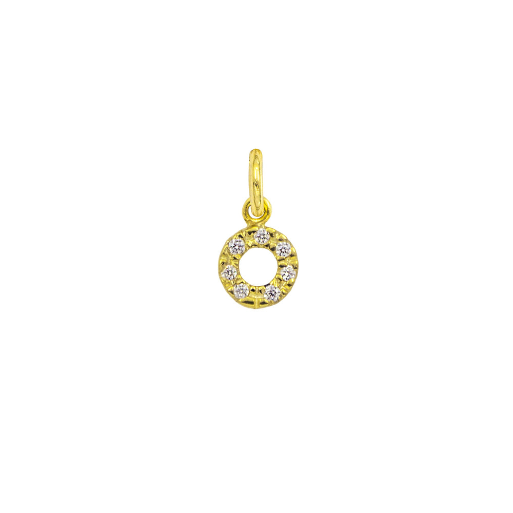 Charm Luce in Oro e Zirconi in oro giallo | Facco Gioielli