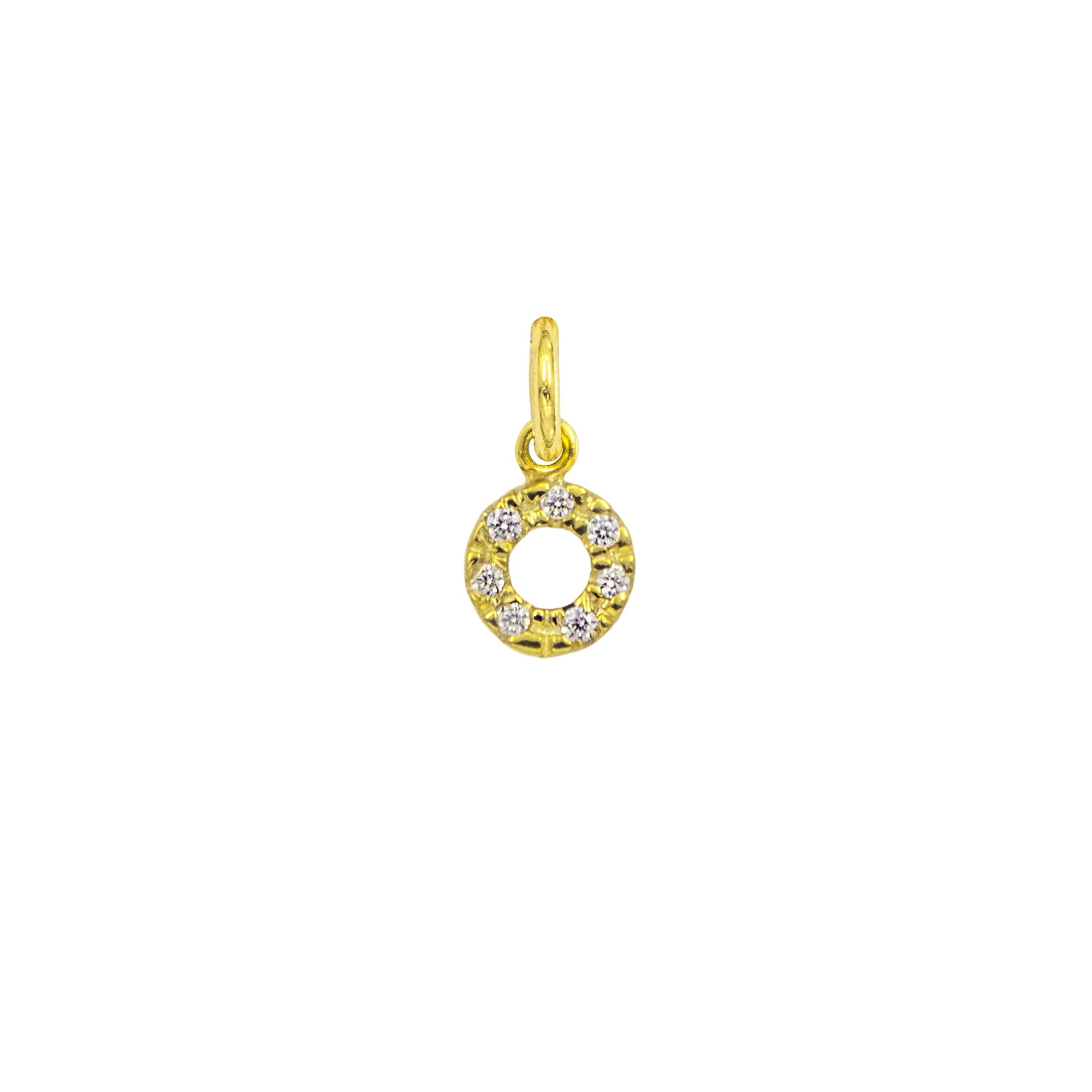 Charm Luce in Oro e Zirconi