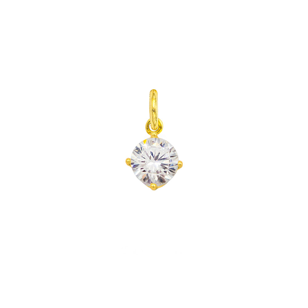 Charm Luce in Oro e Zirconi in oro giallo | Facco Gioielli