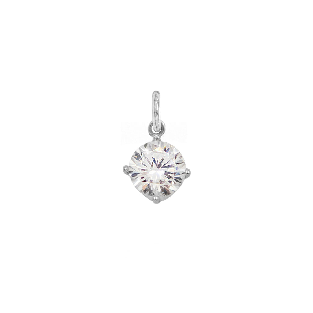 Charm Luce in Oro e Zirconi in oro bianco | Facco Gioielli