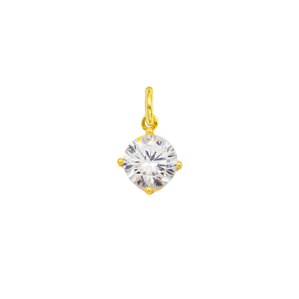 Charm Luce in Oro e Zirconi in oro giallo | Facco Gioielli