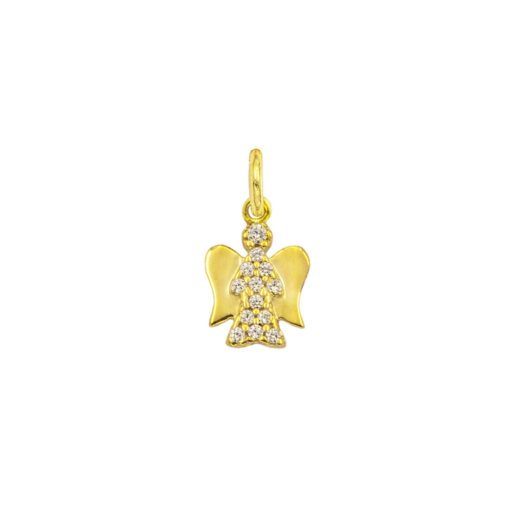 Charm Credo in Oro e Zirconi in Oro giallo | Facco Gioielli