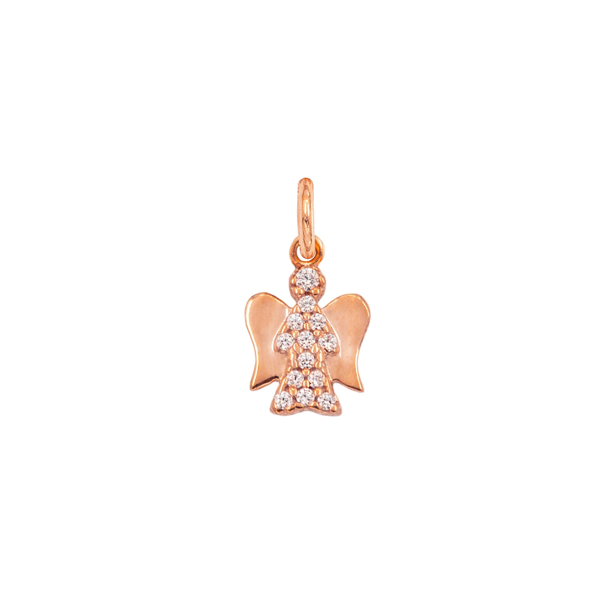 Charm Angelo in Oro e Zirconi