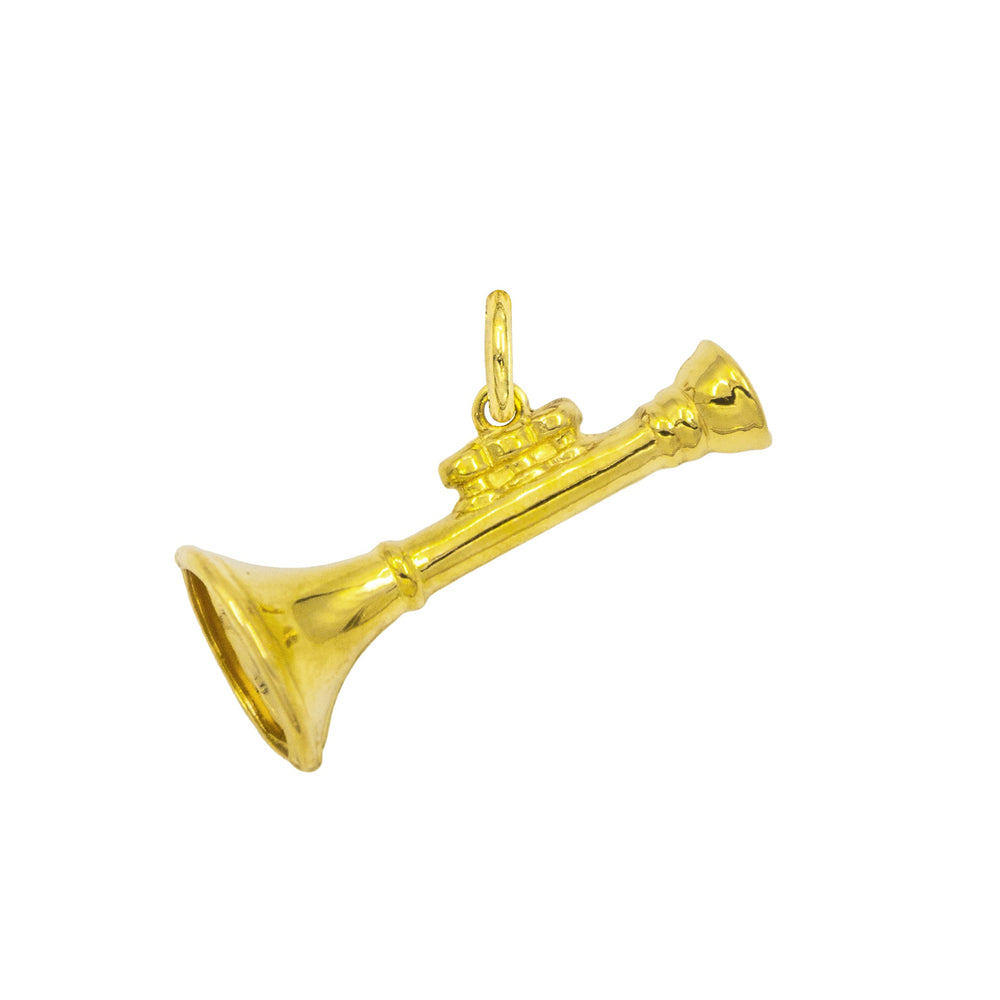 Charm Trompeta de Oro en oro amarillo | Facco Gioielli