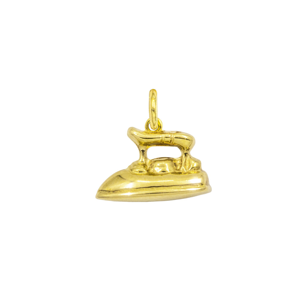 Charm Ferro da Stiro in Oro in oro giallo | Facco Gioielli