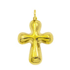 Gold Cross Charm in yellow gold | Facco Gioielli