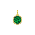 Charm Cerchio in Oro e Malachite in Oro giallo | Facco Gioielli