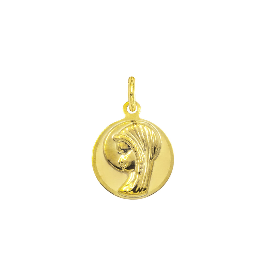 Charm Virgen María de Oro en oro amarillo | Facco Gioielli
