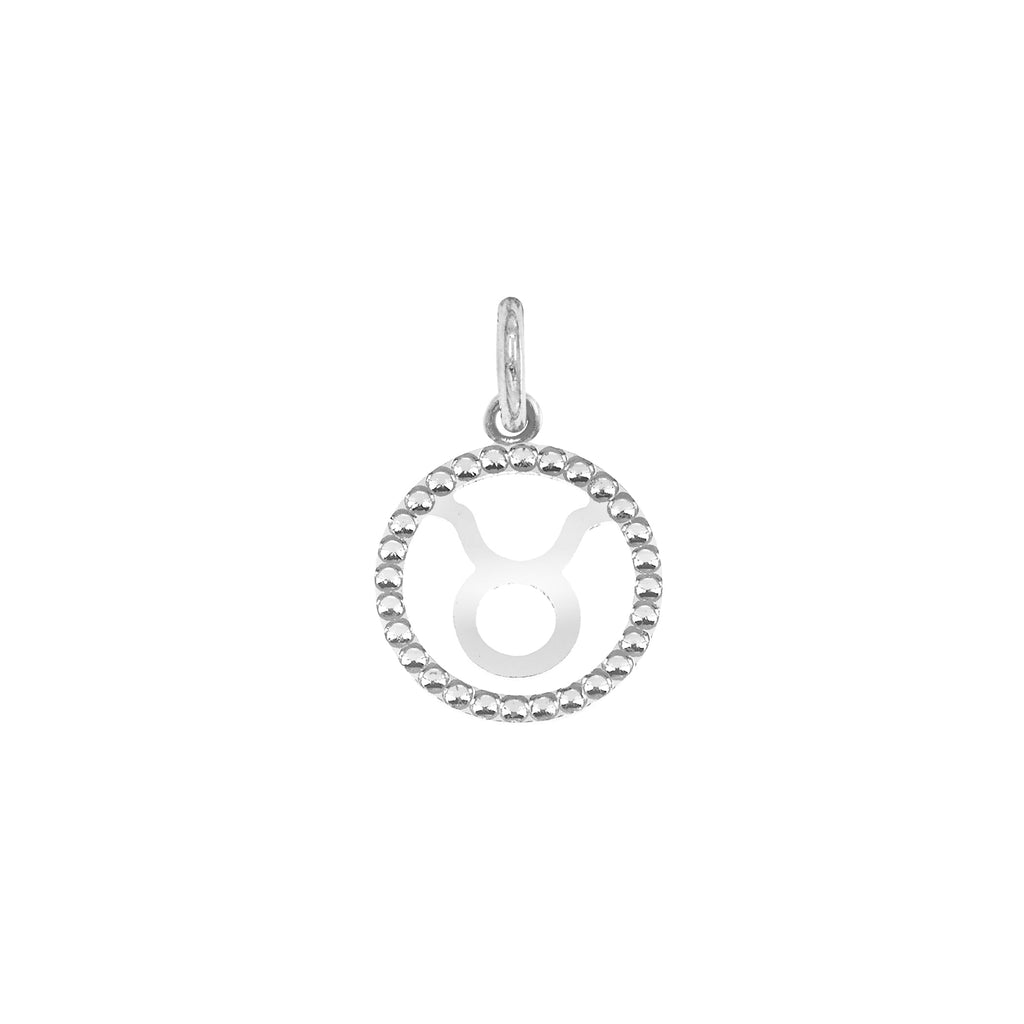 Charm Segno Zodiacale in Oro Toro Oro Bianco