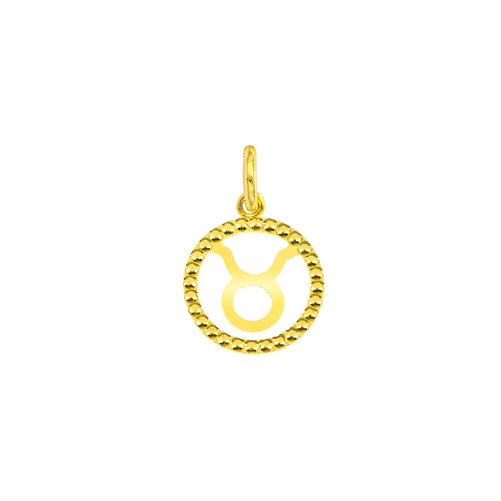 Charm Segno Zodiacale in Oro Toro Oro Giallo