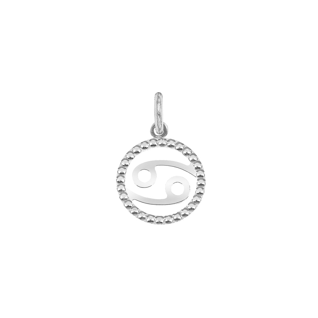 Charm Segno Zodiacale in Oro Cancro Oro Bianco