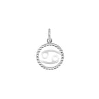 Charm Segno Zodiacale in Oro Cancro Oro Bianco