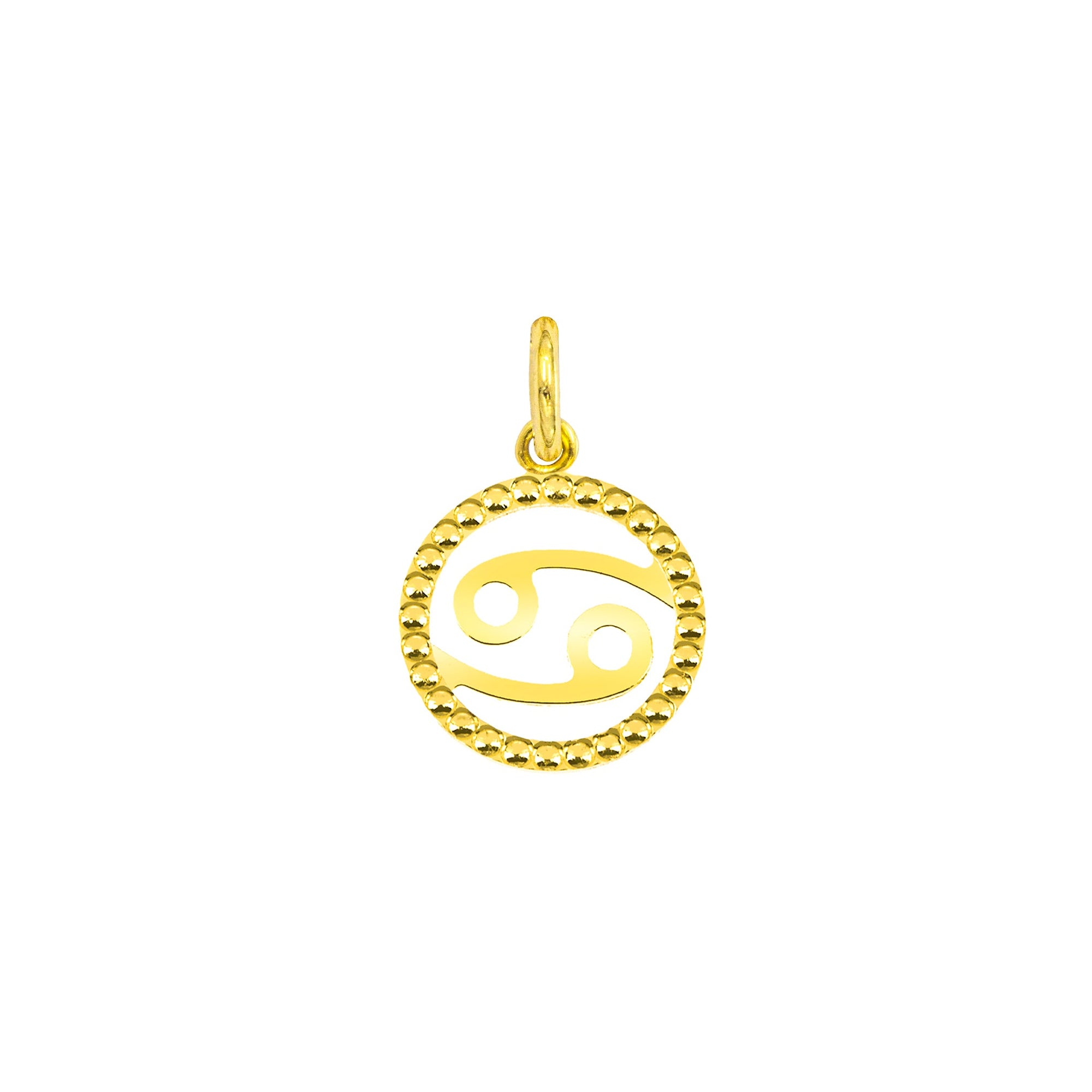 Charm Cancro in Oro