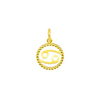 Charm Segno Zodiacale in Oro Cancro Oro Giallo
