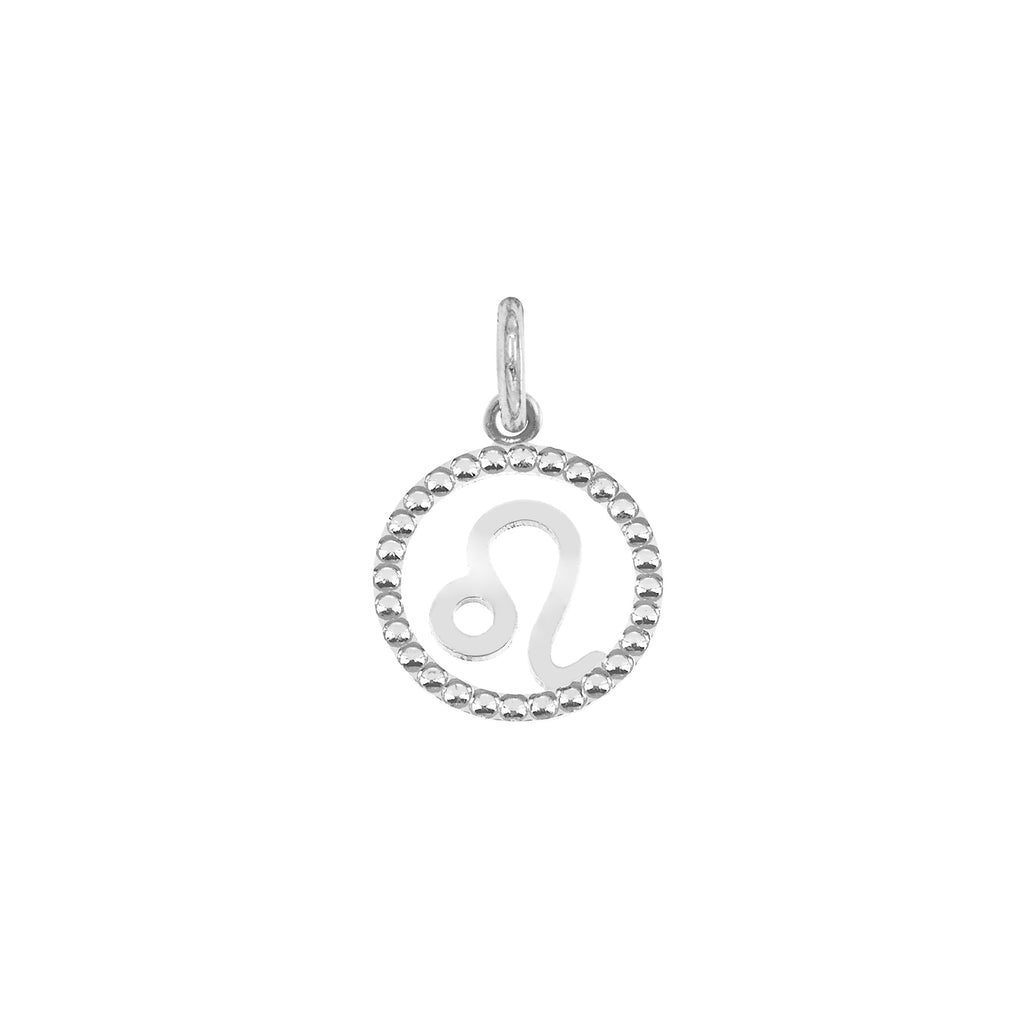 Charm Segno Zodiacale in Oro Leone Oro Bianco