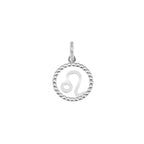 Charm Segno Zodiacale in Oro Leone Oro Bianco
