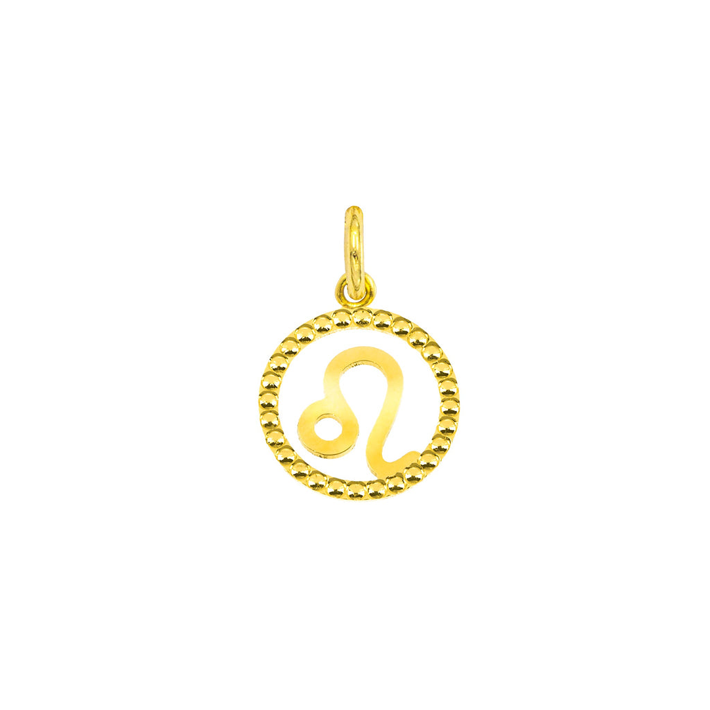 Charm Segno Zodiacale in Oro Leone Oro Giallo