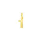 Charm Numero in Oro 1 Oro Giallo