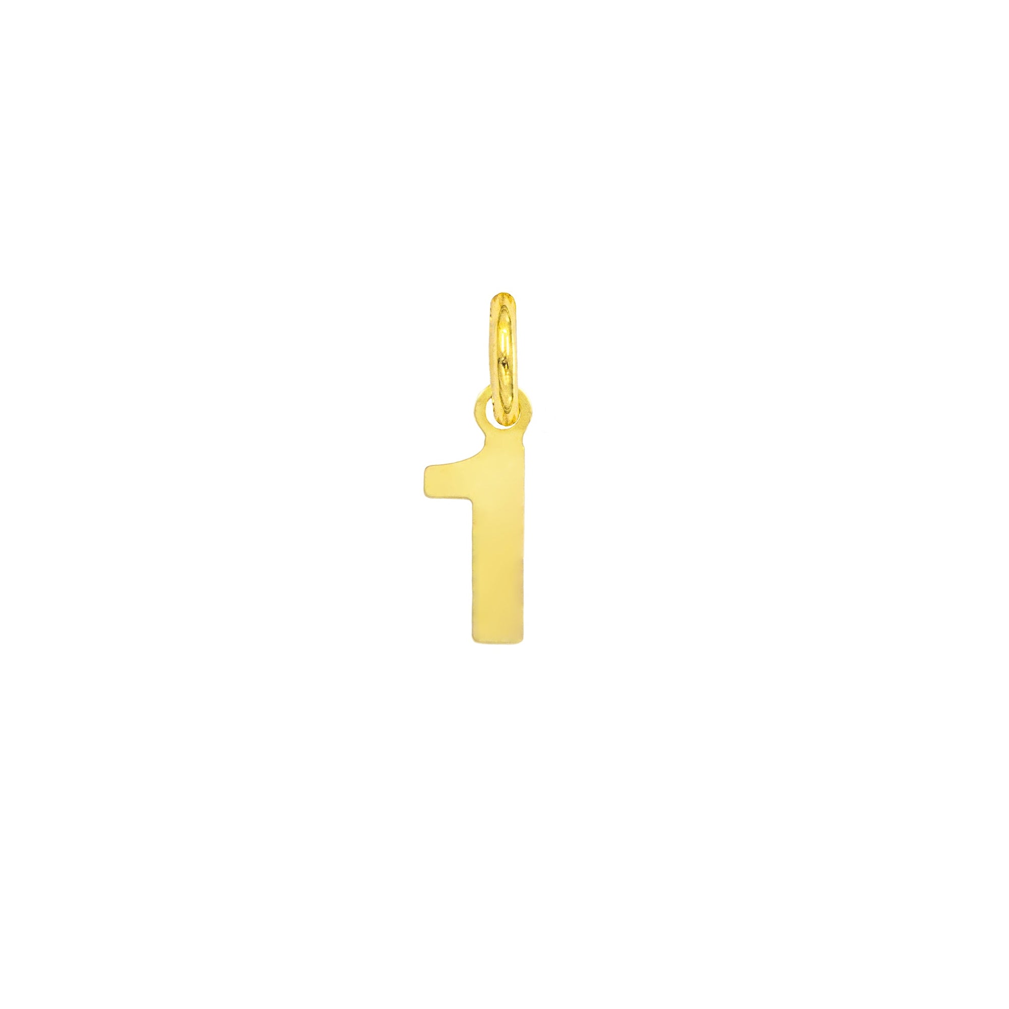 Charm Numero 1 in Oro