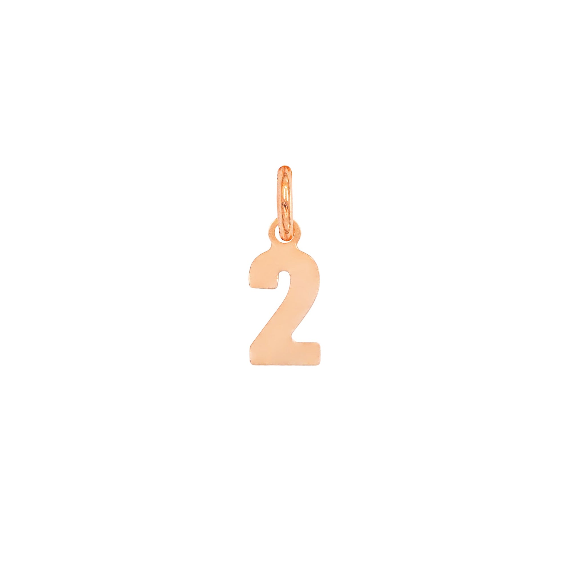 Charm Numero 2 in Oro