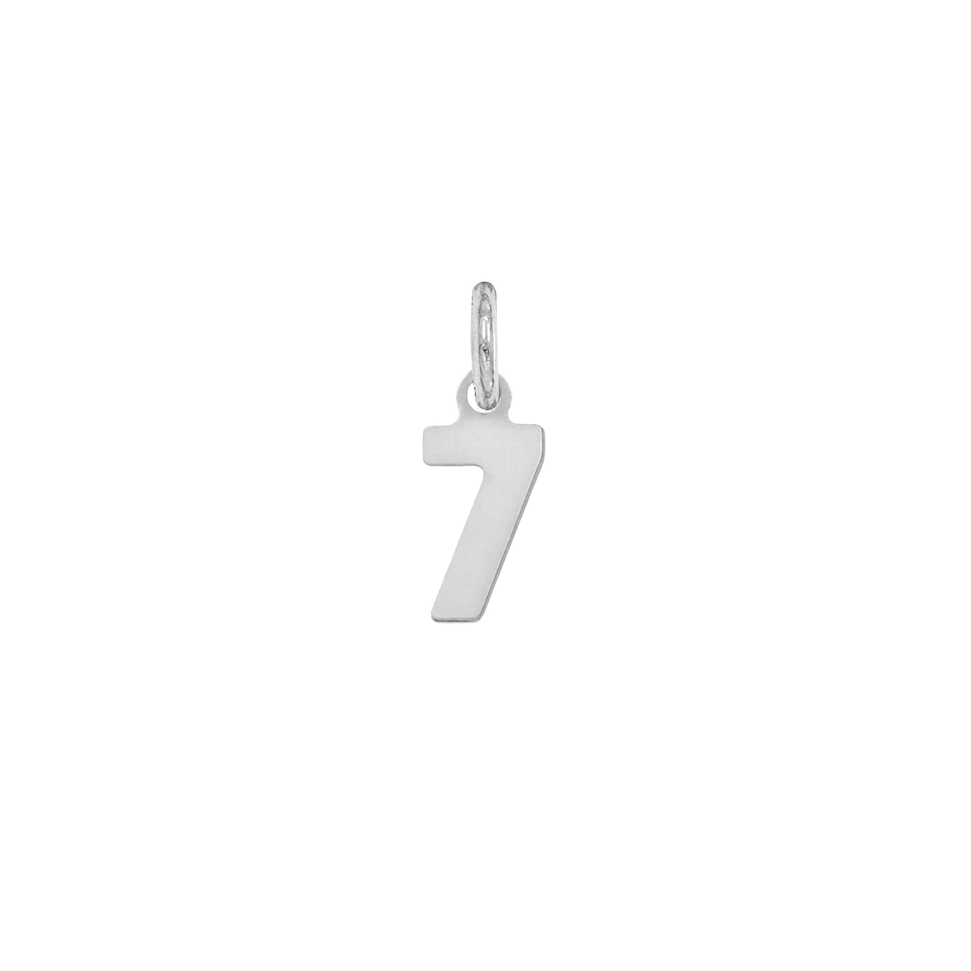 Charm Numero 7 in Oro