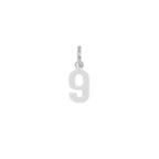 Charm Numero in Oro 9 Oro Bianco