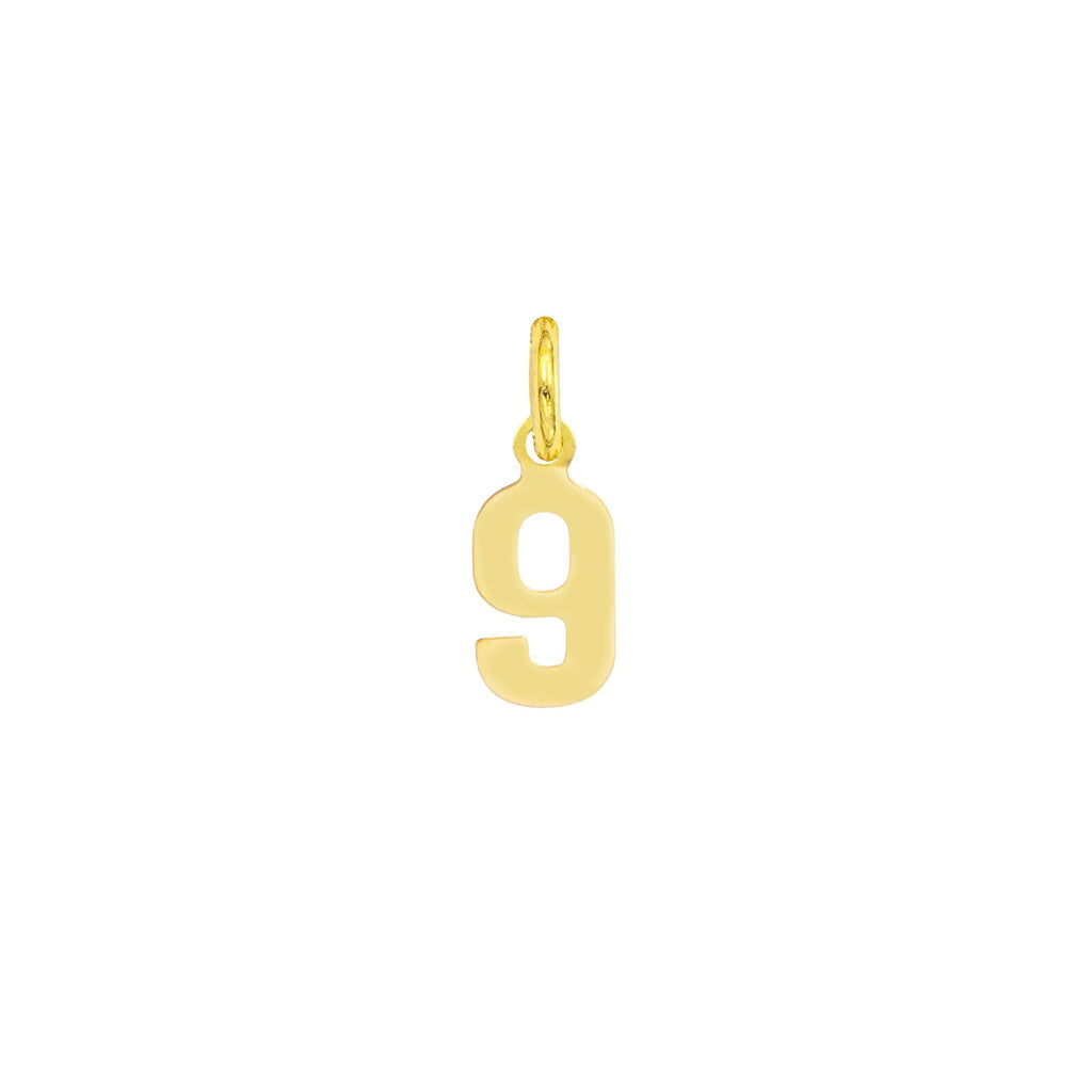 Charm Numero in Oro 9 Oro Giallo