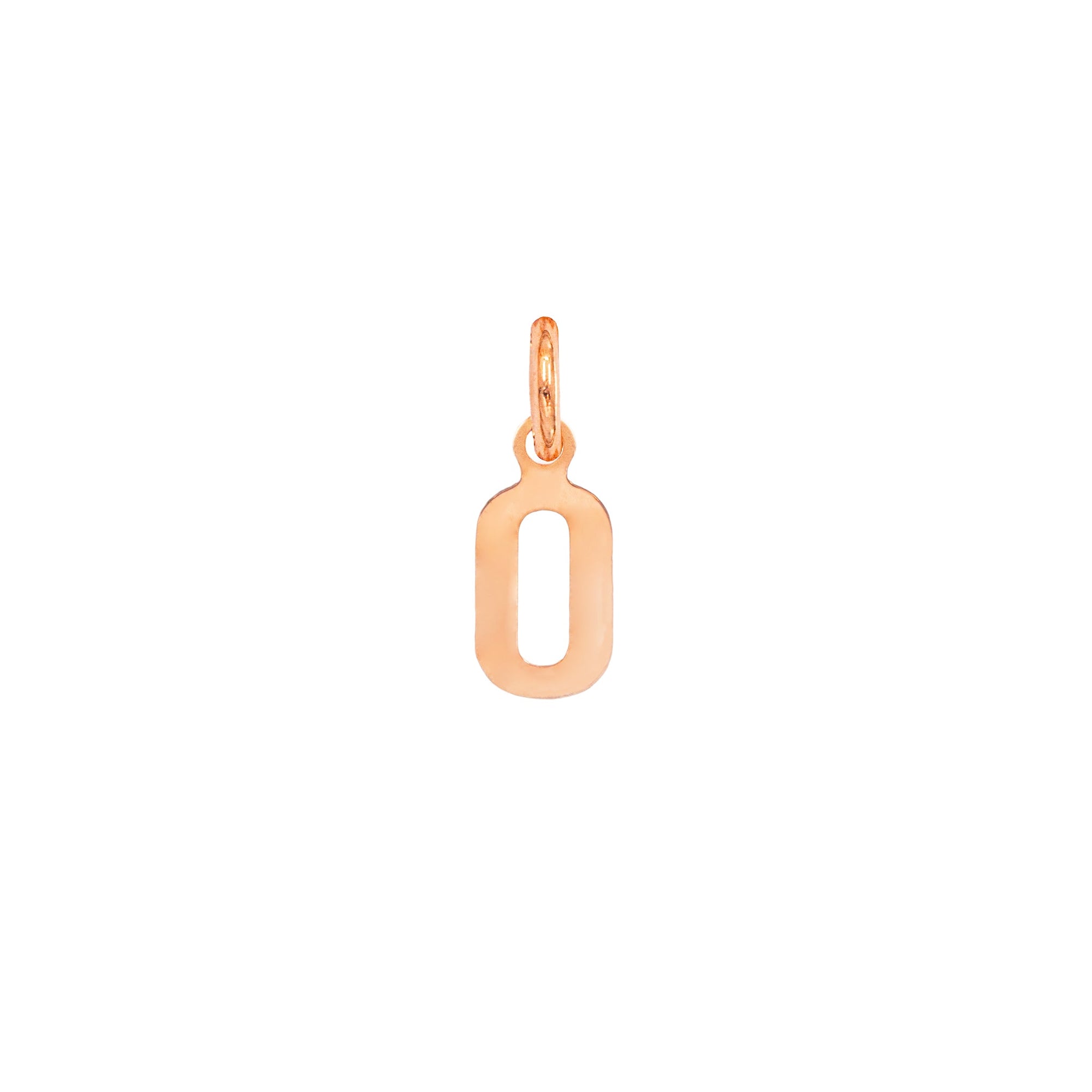 Charm Numero 0 in Oro