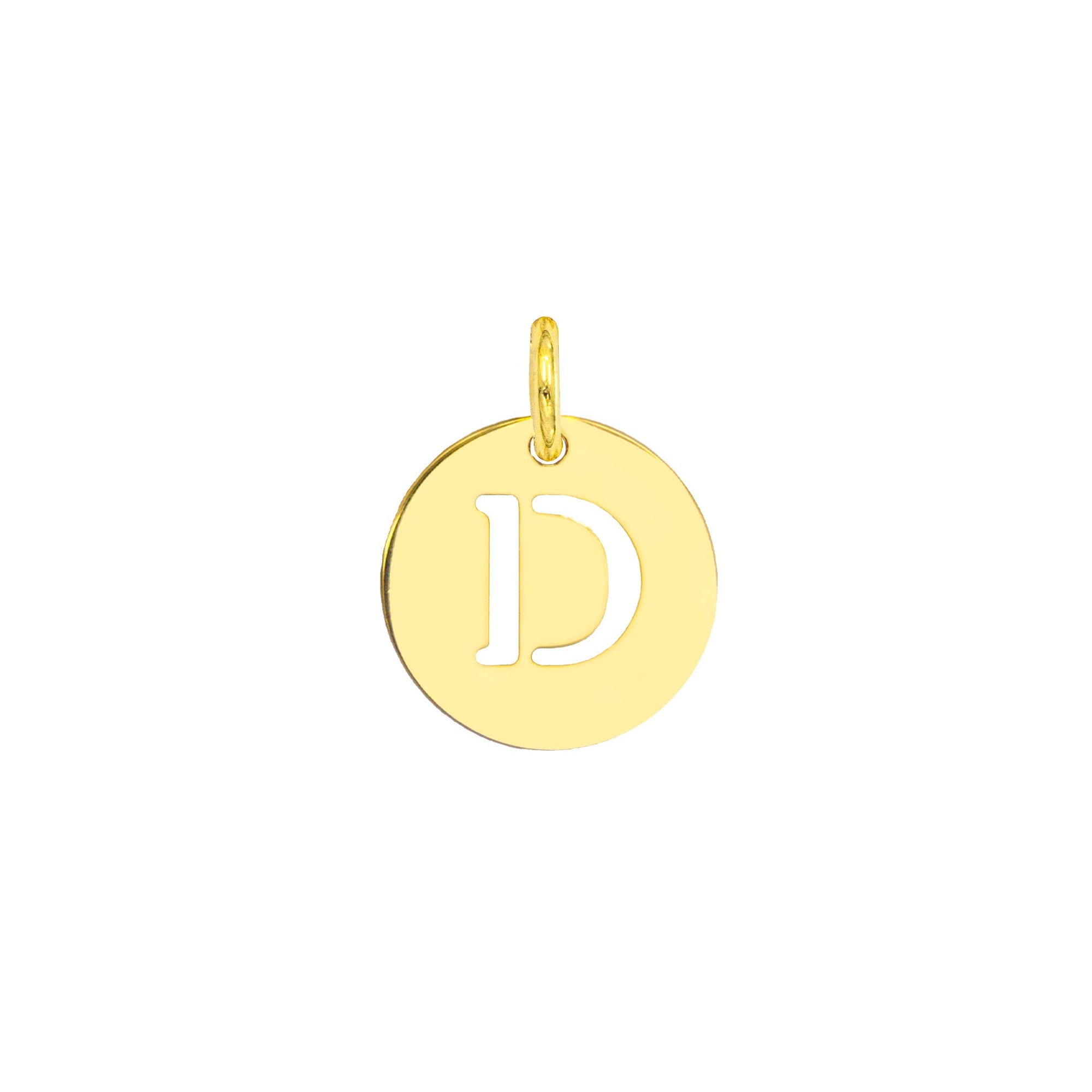 Charm Lettera D in Oro