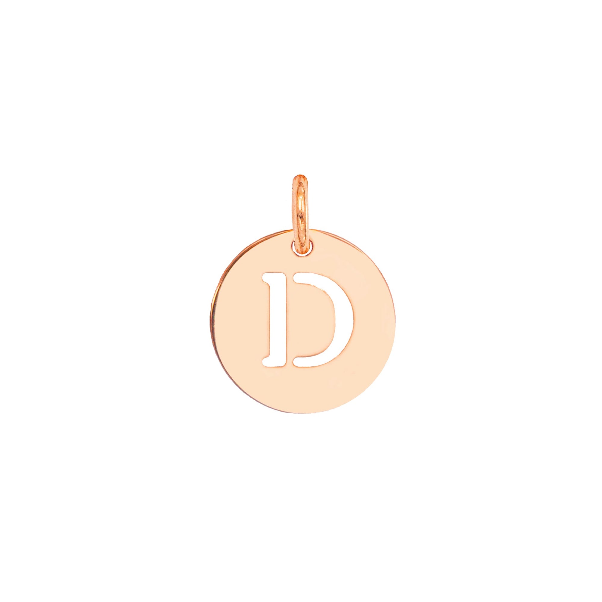 Charm Lettera D in Oro