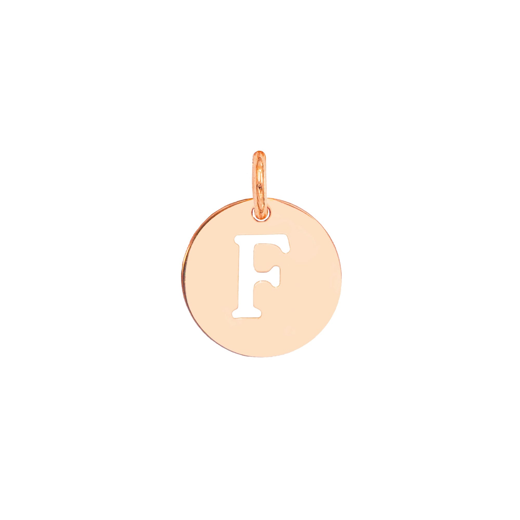 Charm Lettera F in Oro