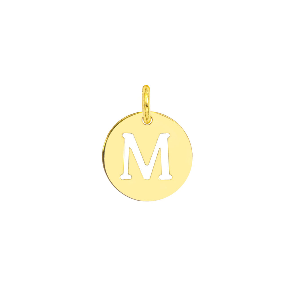 Charm Lettera in Oro – Modello 4 M Oro Giallo