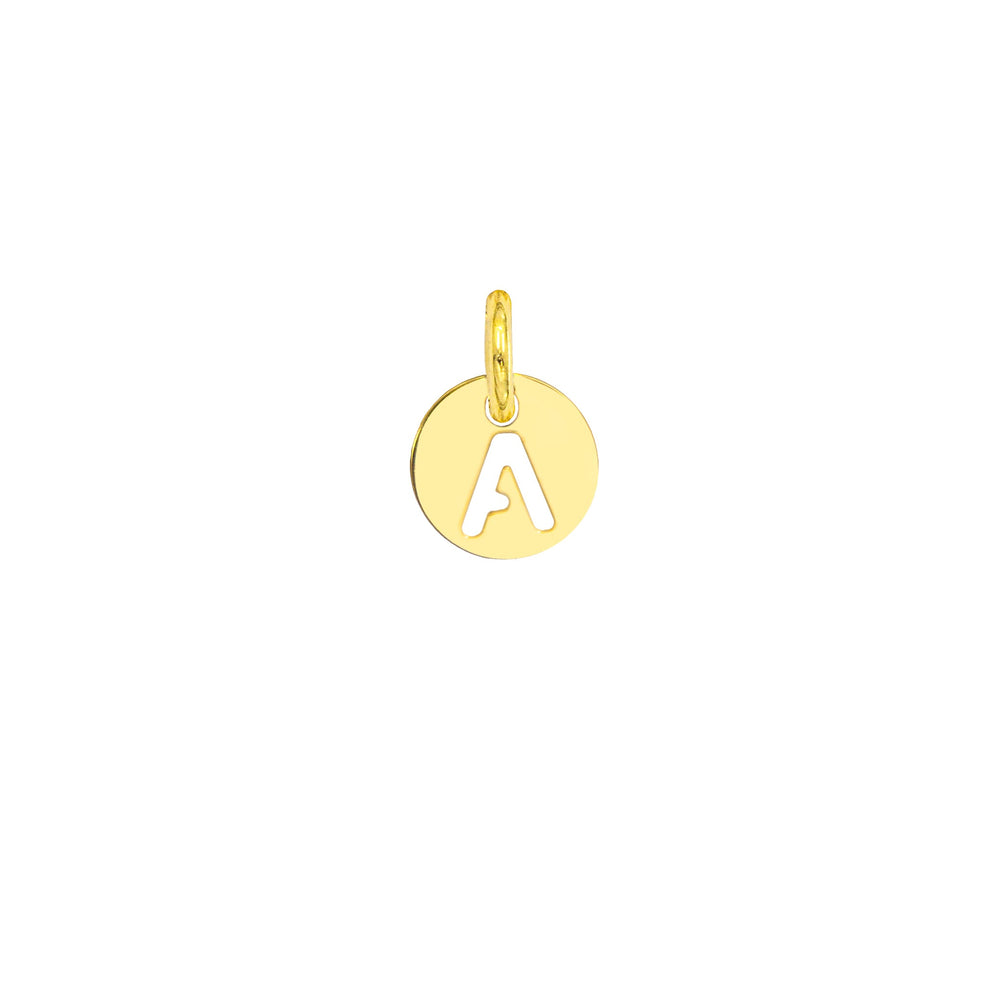 Charm Lettera in Oro – Modello 3 A Oro Giallo